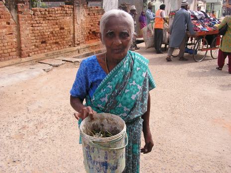 Shahzadi is nearing 75. She hears it right when the whistle blows and walks out to give her segregated kitchen waste. 